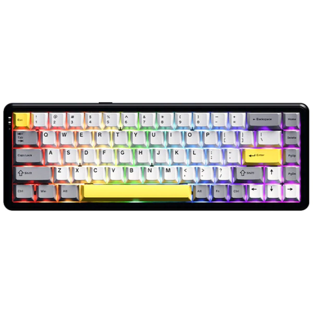 ajazz ak680 max wireless white-grey 8+1k
