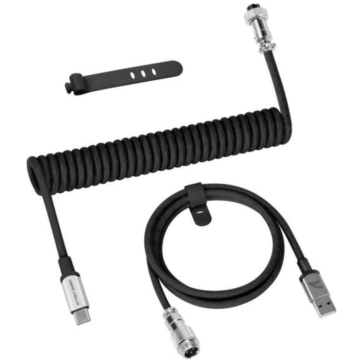 ATTACK SHARK C01 Pro Câble spiralé USB C (BLACK)