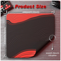 ATTACK SHARK CM02 Gaming Mouse Pad ( Black&Red)