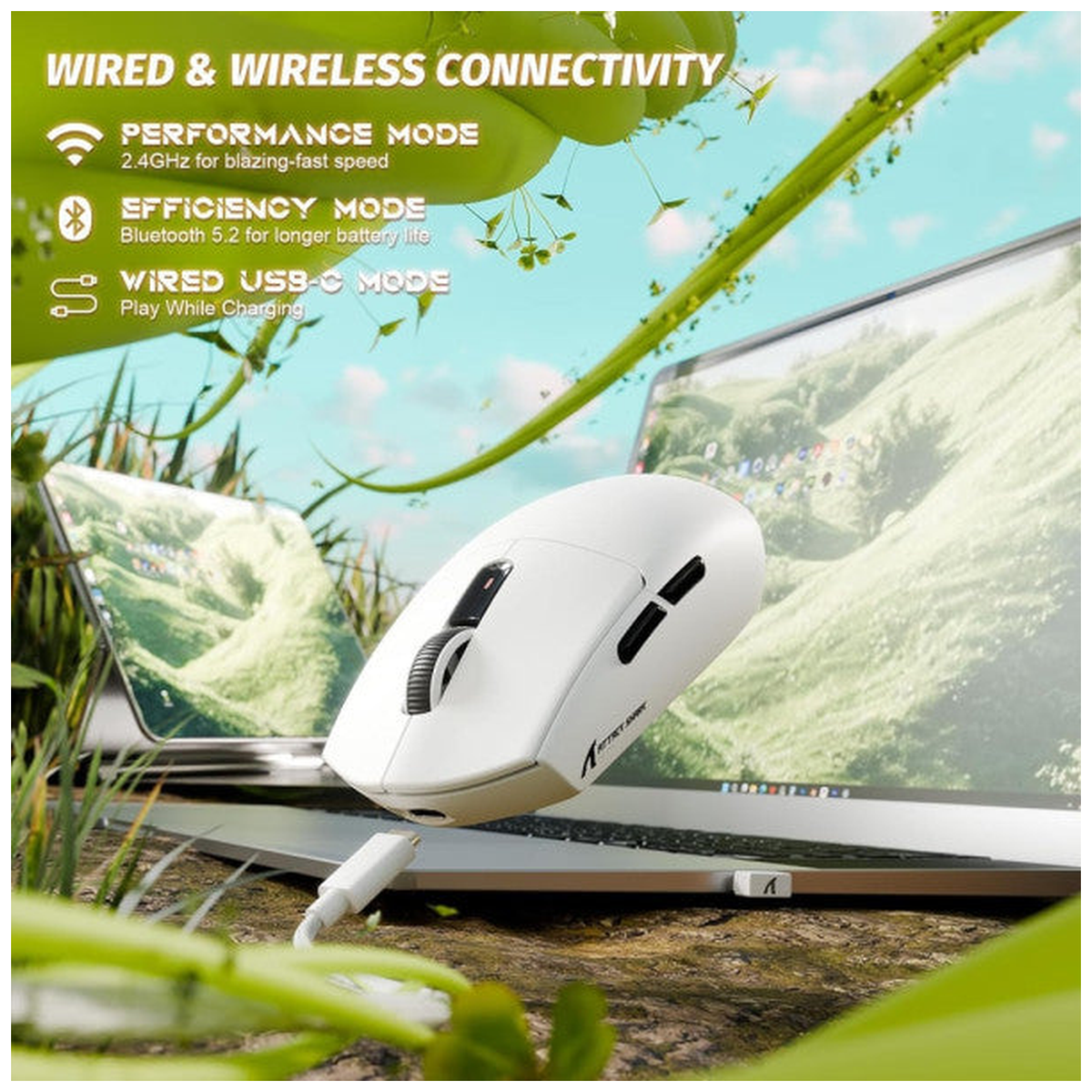 ATTACK SHARK G3 (White)