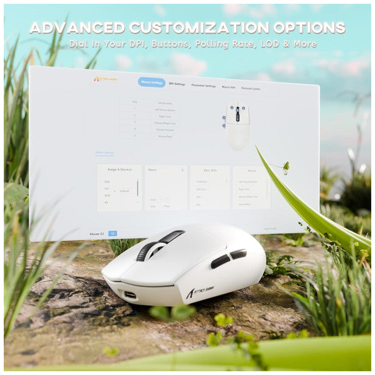 ATTACK SHARK G3 (White)