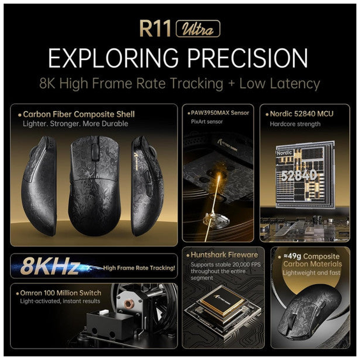 ATTACK SHARK R11 ULTRA (Ink Blade)