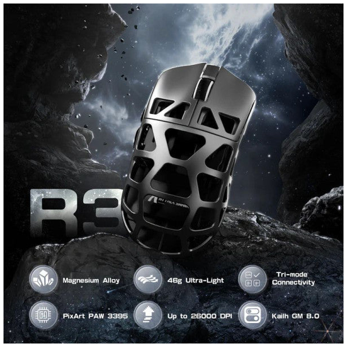 ATTACK SHARK R3 (Grey)