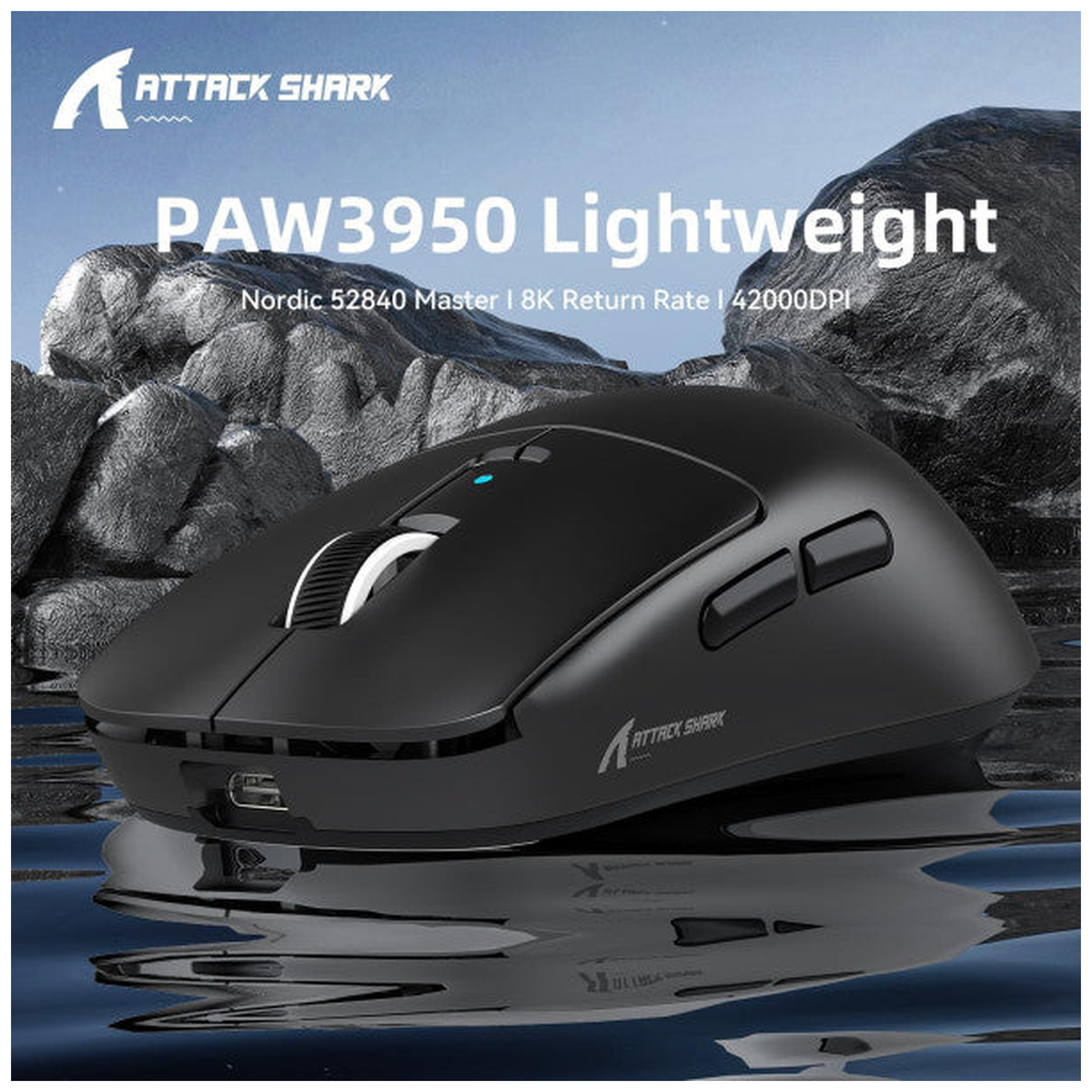 ATTACK SHARK R6 (Black)