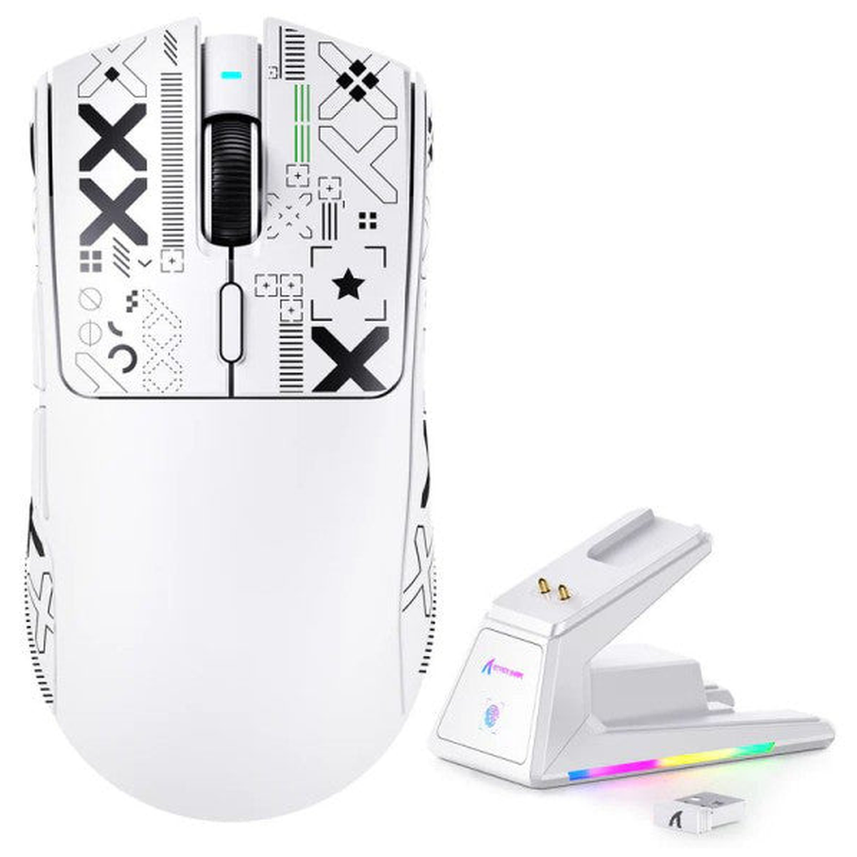 ATTACK SHARK X1 (White&Tape)