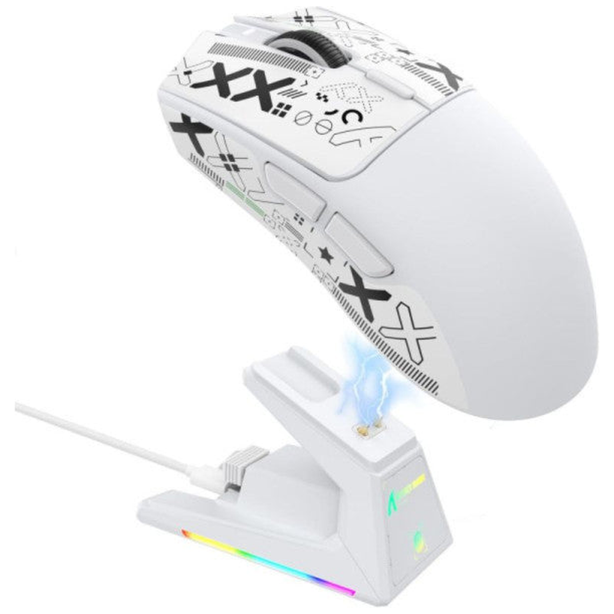 ATTACK SHARK X1 (White&Tape)