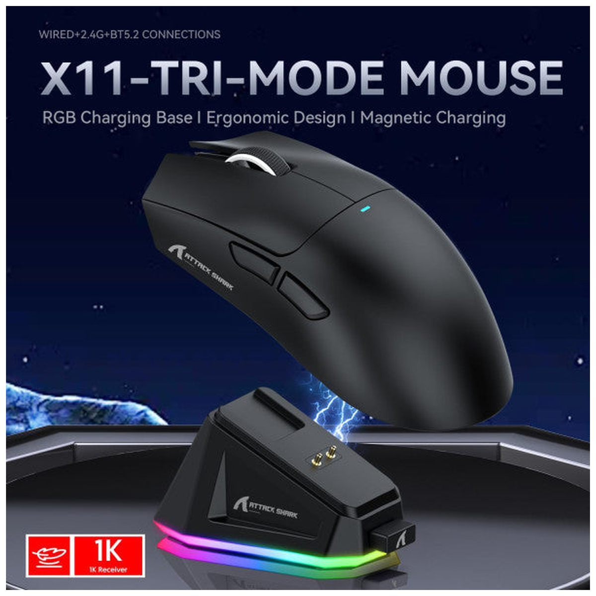 ATTACK SHARK X11 (Black)