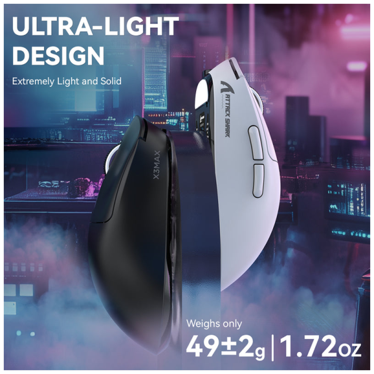 ATTACK SHARK X3 Max (Black)