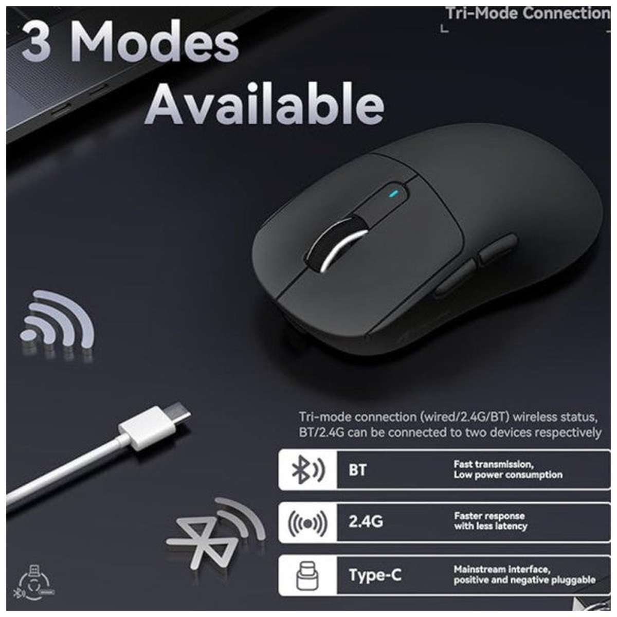 ATTACK SHARK X3 Pro (Black)