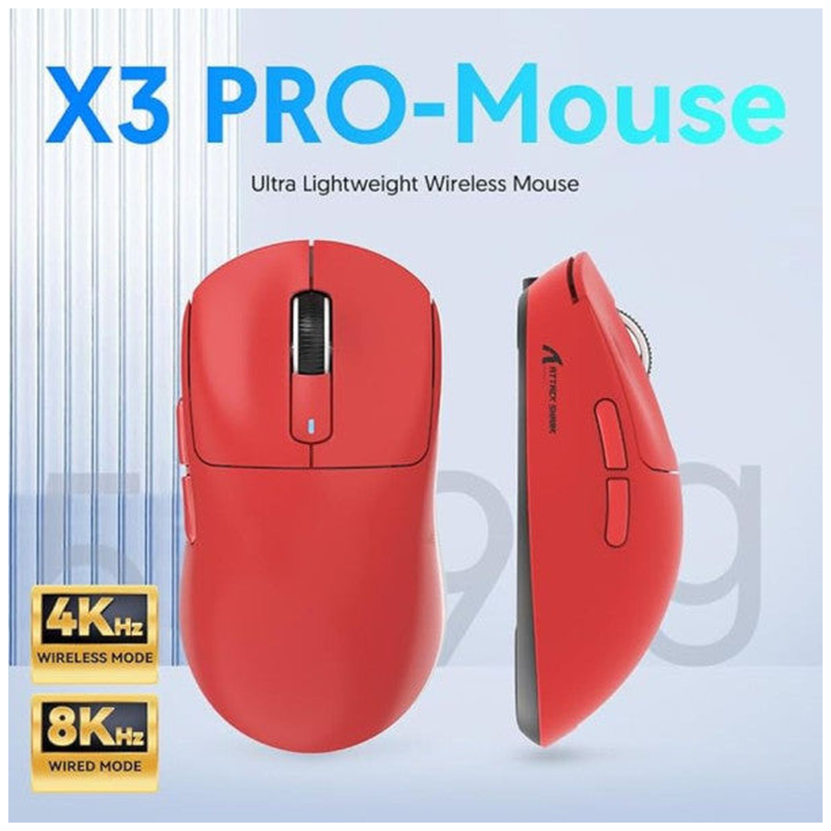 ATTACK SHARK X3 Pro (Red)