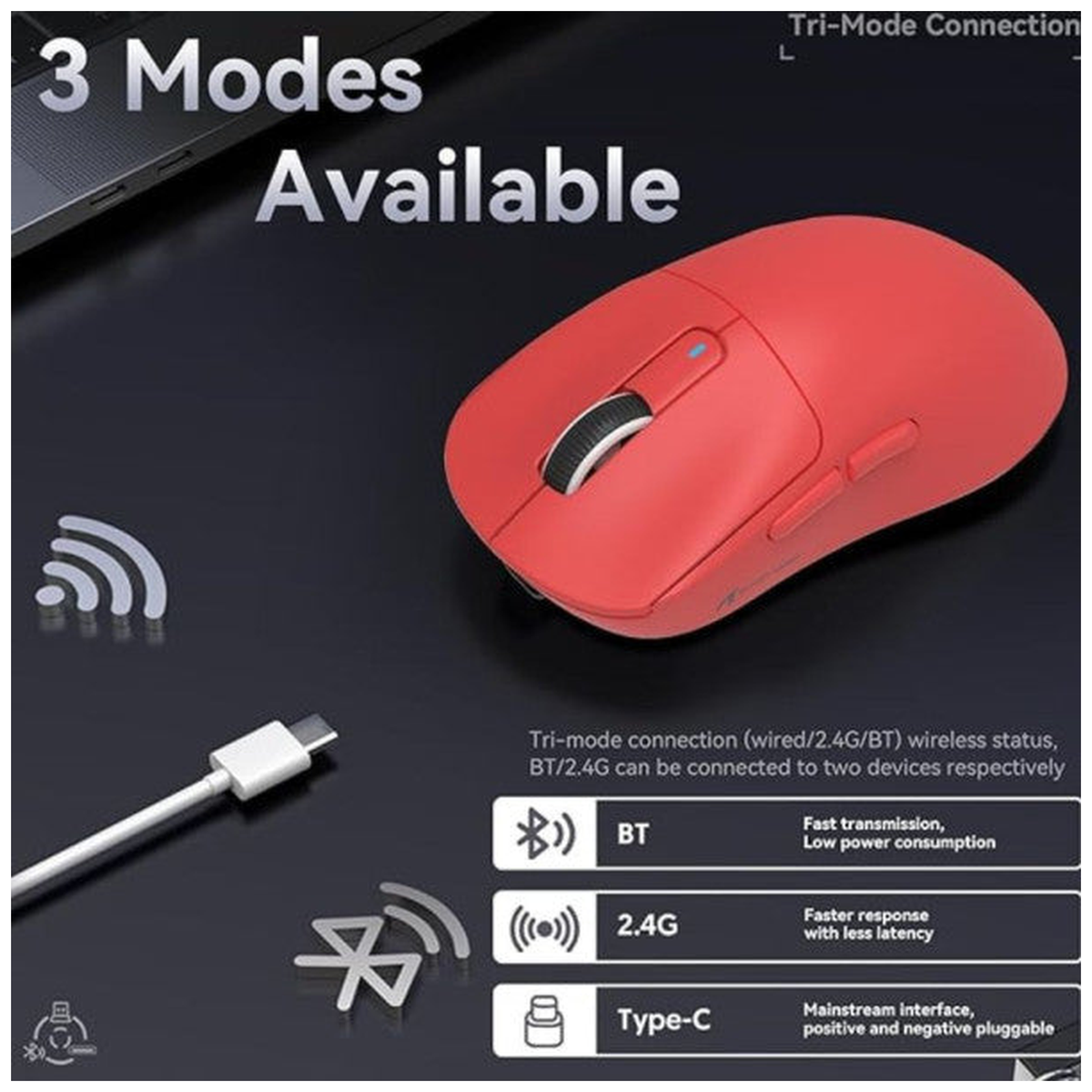 ATTACK SHARK X3 Pro (Red)