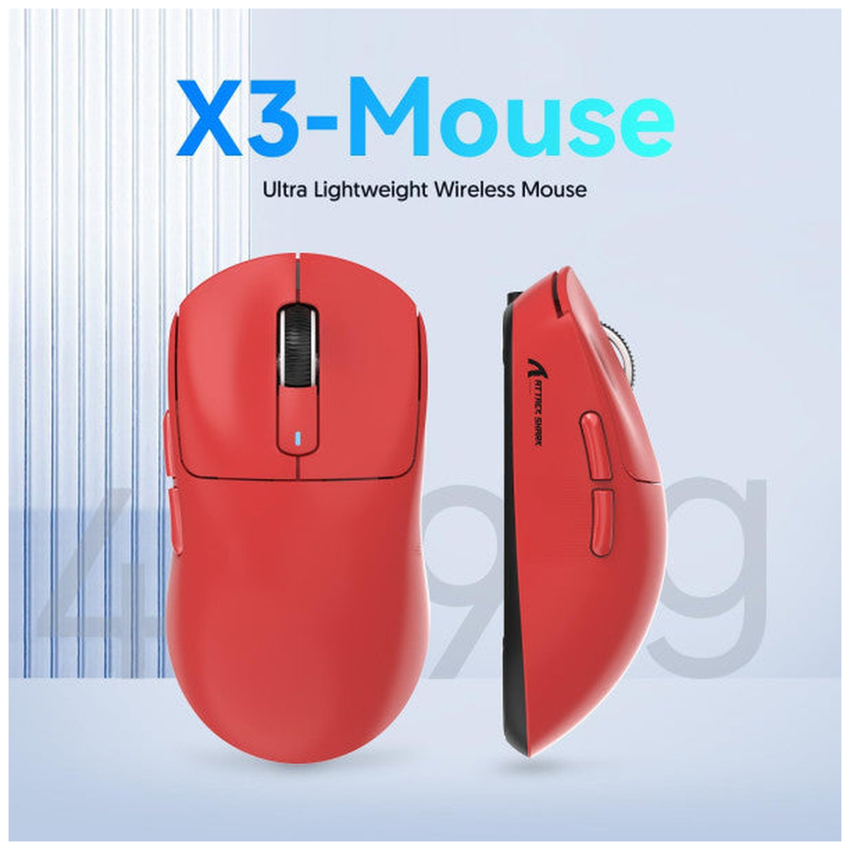 ATTACK SHARK X3 (Red)