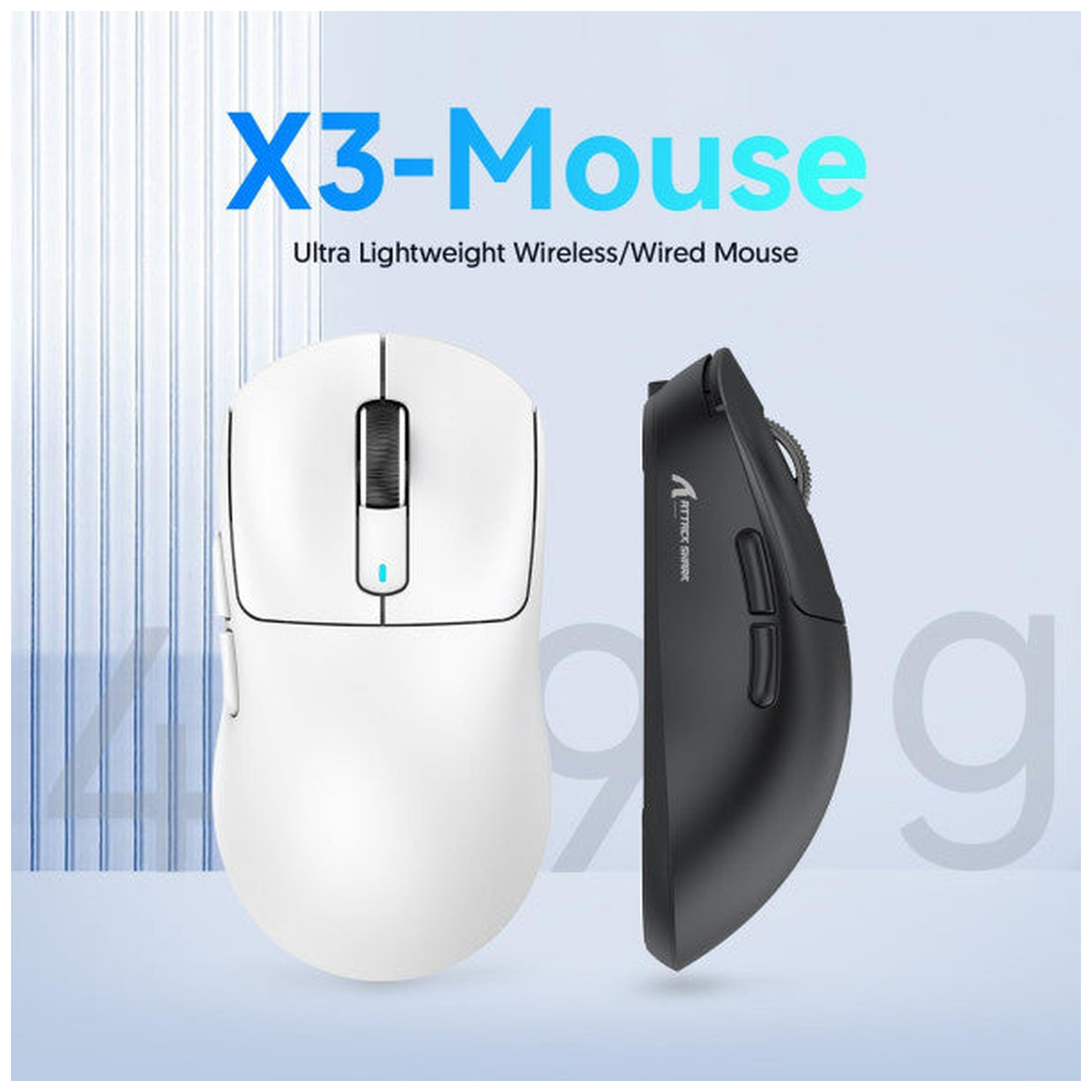 ATTACK SHARK X3 (White)