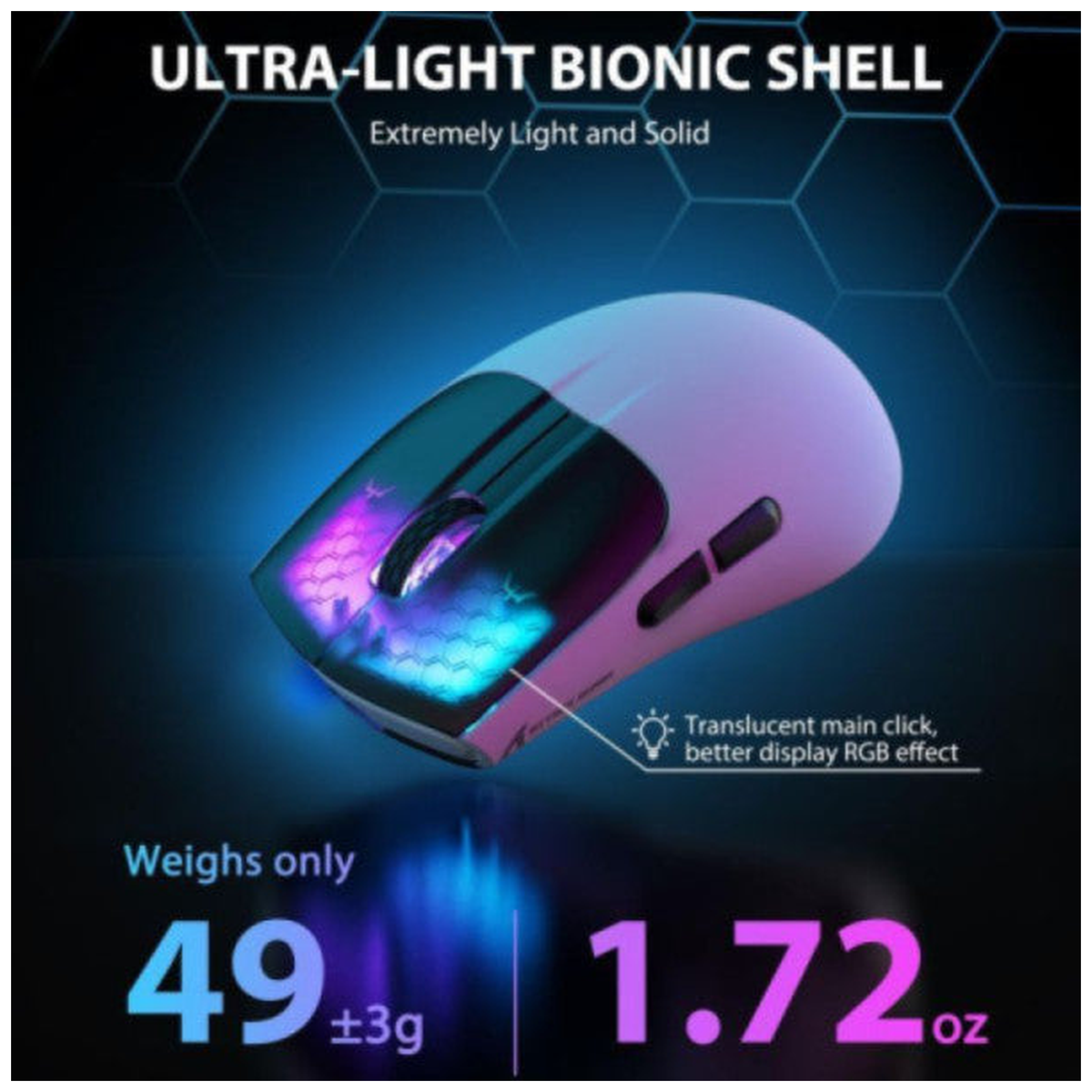 ATTACK SHARK X5 (White&Black)