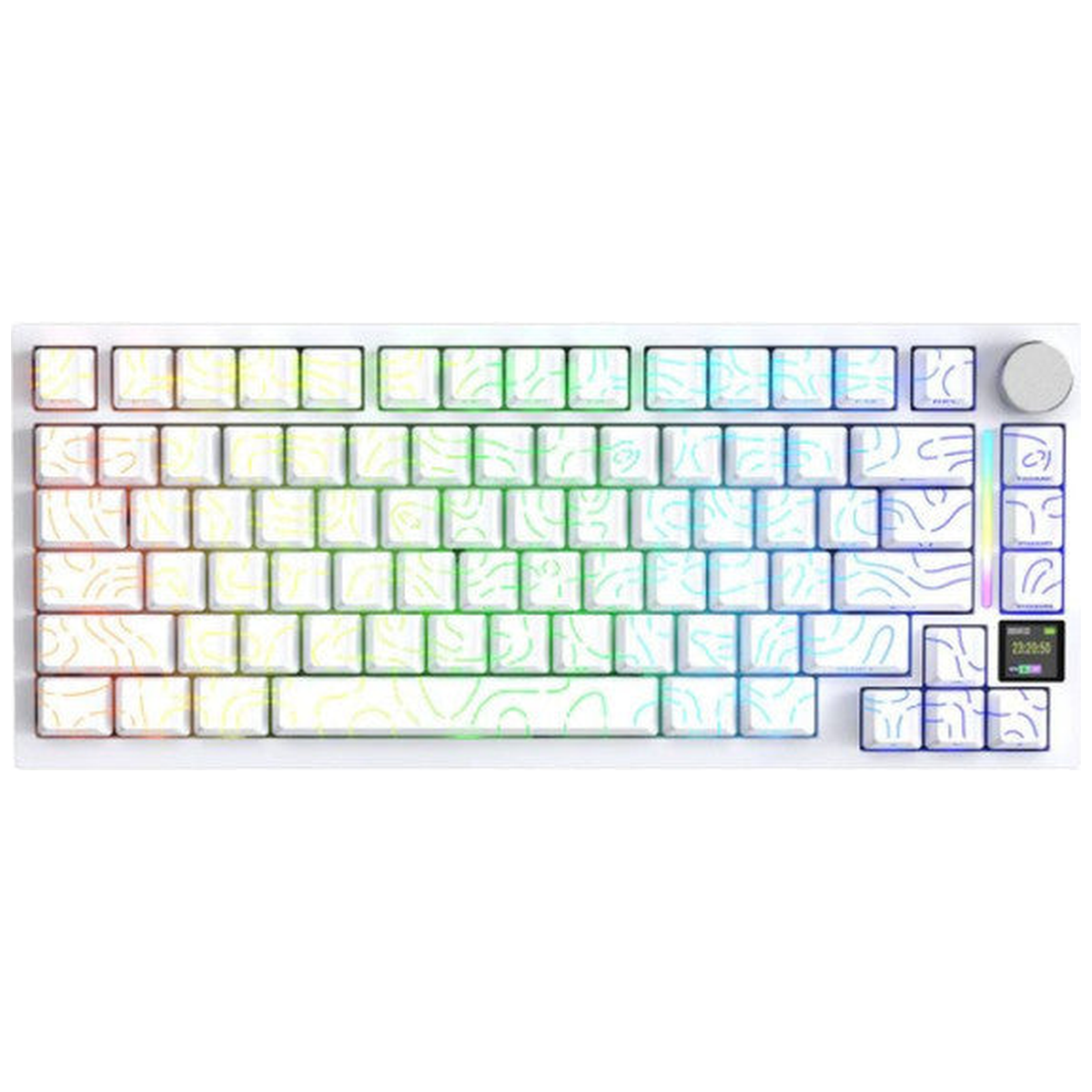 ATTACK SHARK X820 Ultra Shark Switch (White Contours)