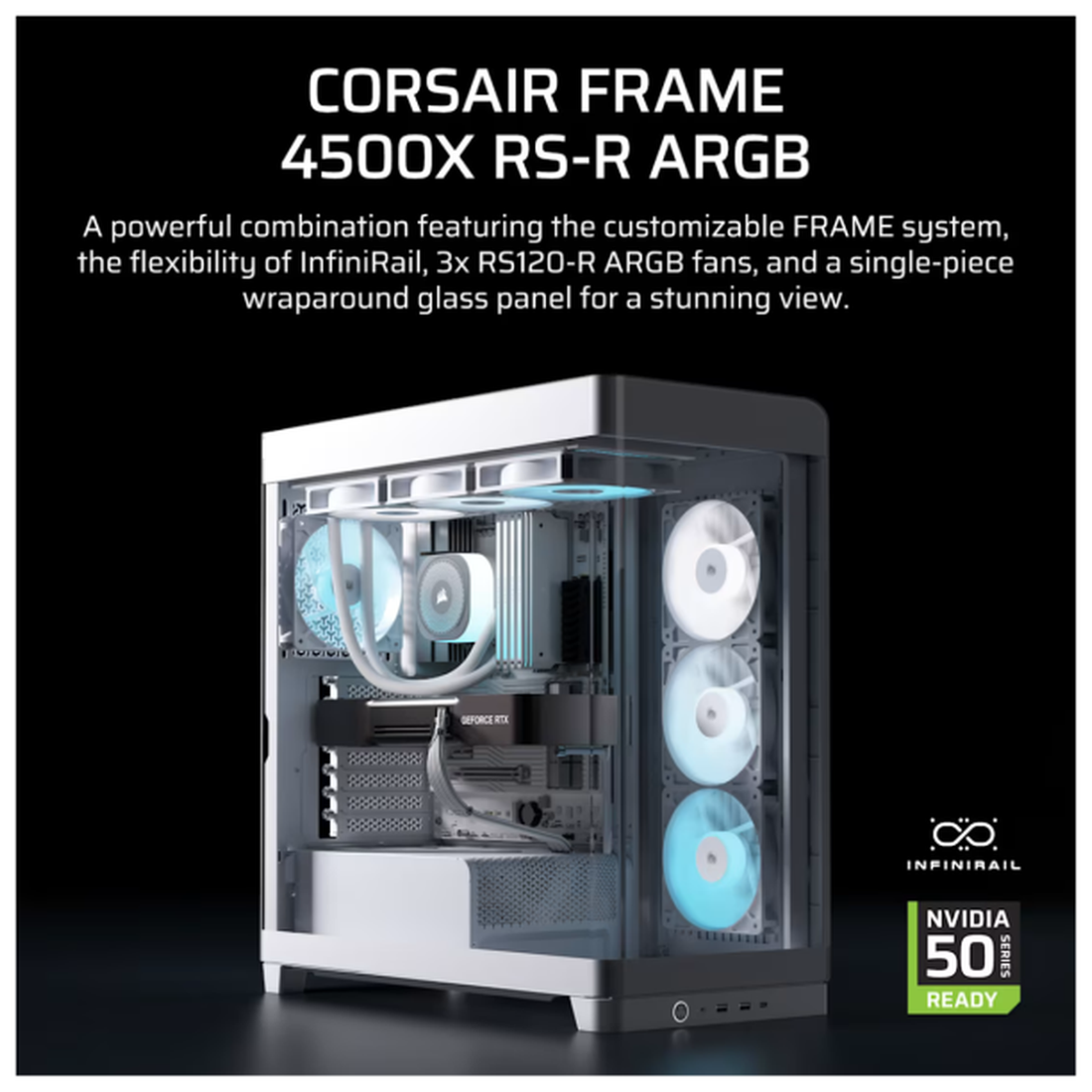 Corsair FRAME 4500X RS-R ARGB Blanc