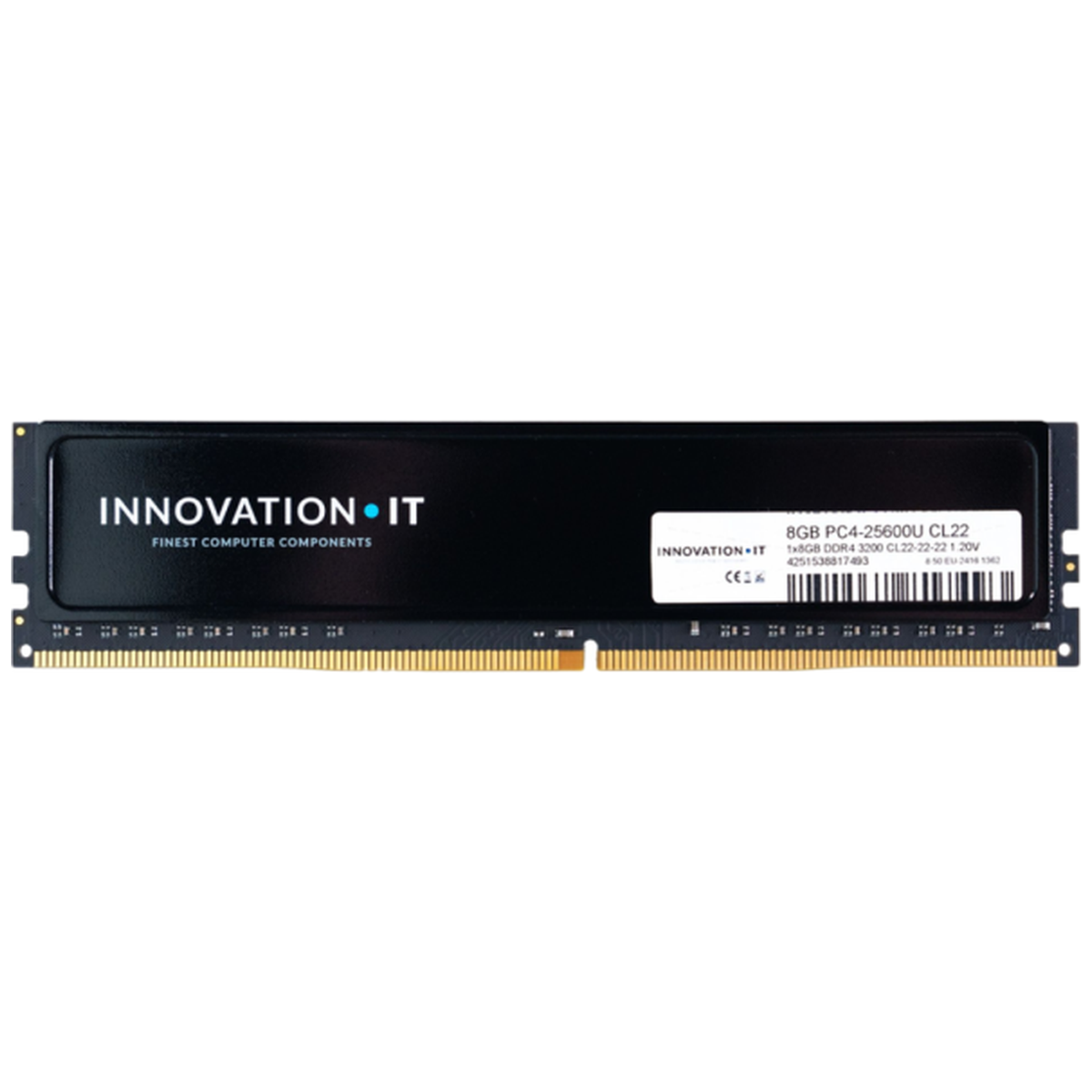Innovation IT 8Go (1x8Go) DDR4 3200 MHz CL22 avec dissipateur