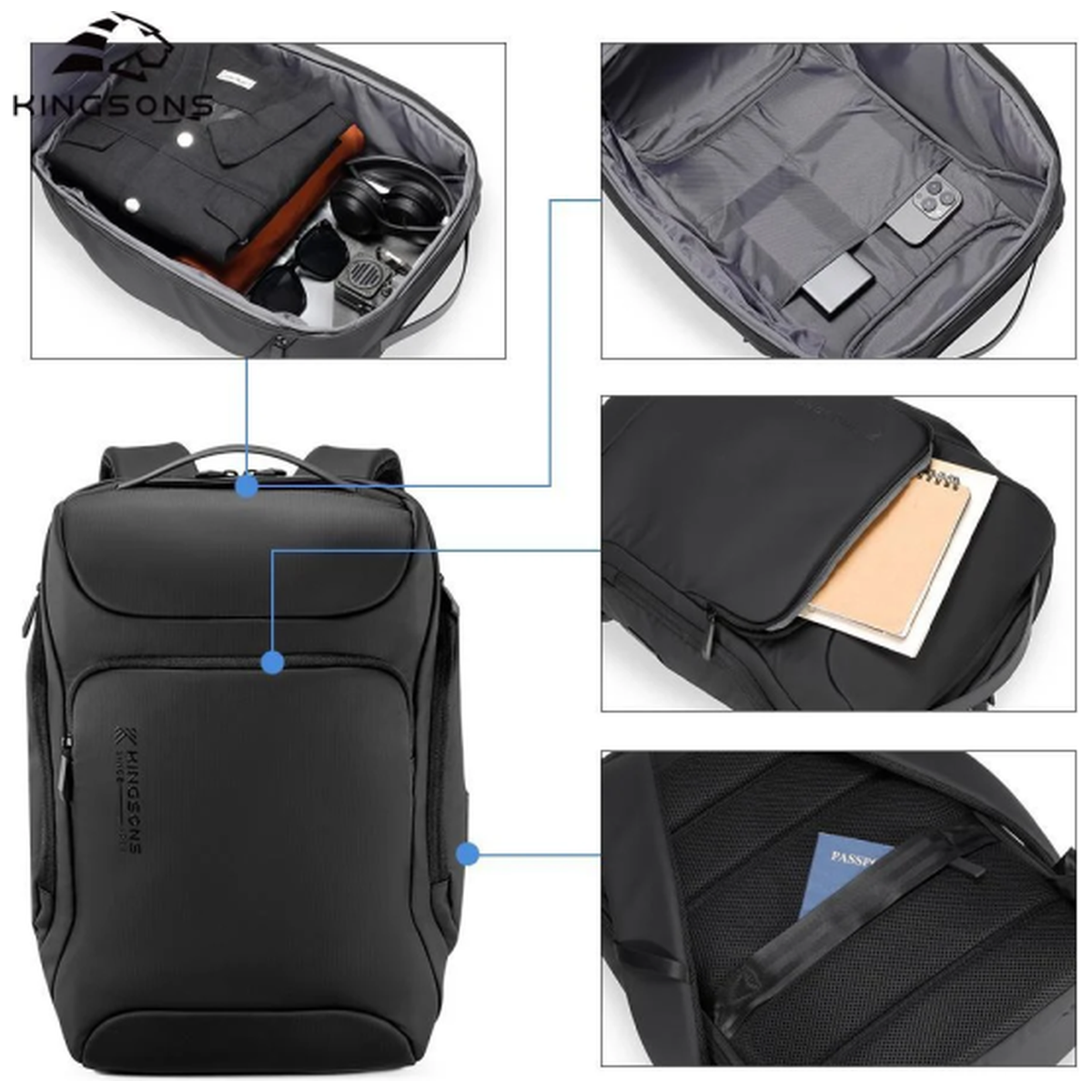 Kingsons K10164W (Black)