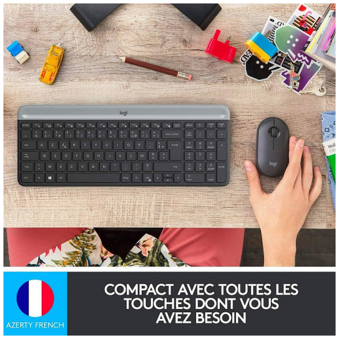 Logitech Desktop MK470 Sans-fil (AZERTY)