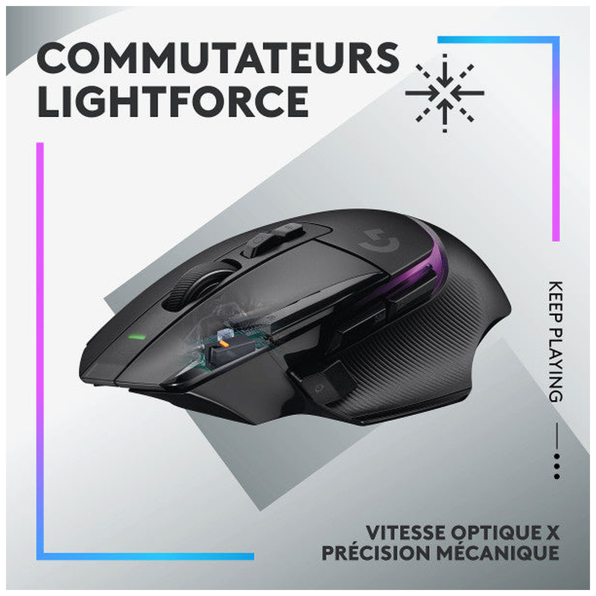 Logitech G G502X Plus Noir
