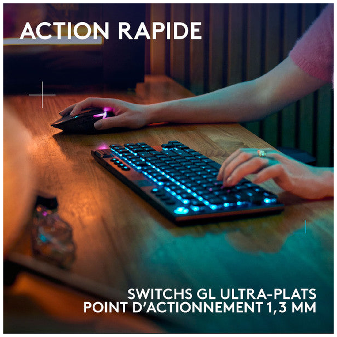 Logitech G G915X TKL Lightspeed Black (Tactile Version - Qwerty)