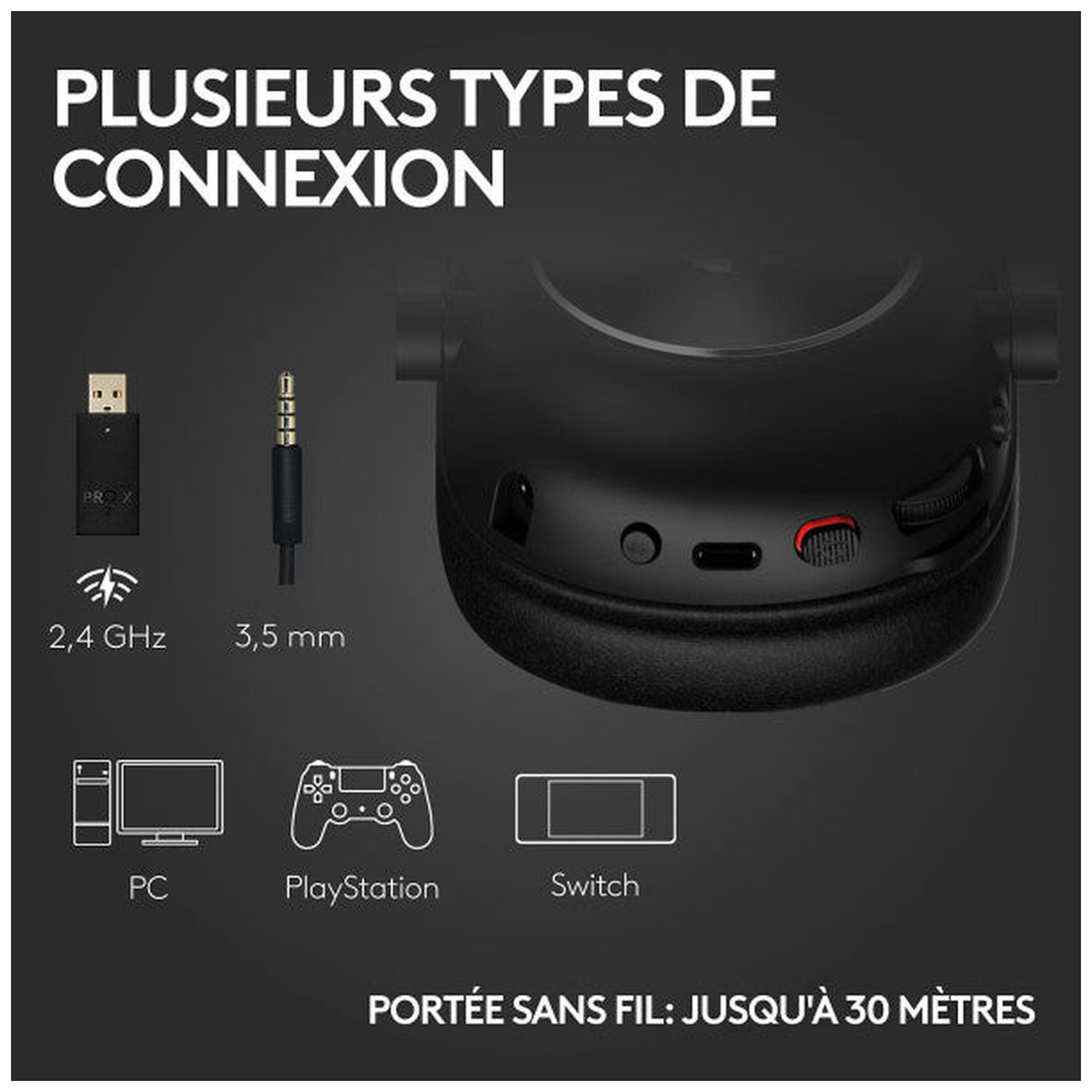 Logitech G Pro X 2 Lightspeed (Black)