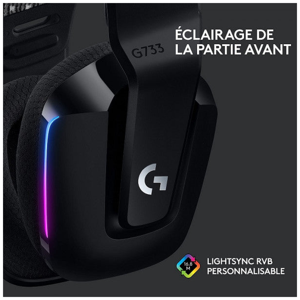 Logitech G733 Lightspeed Black