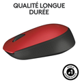 Logitech M171 Wireless (Red)