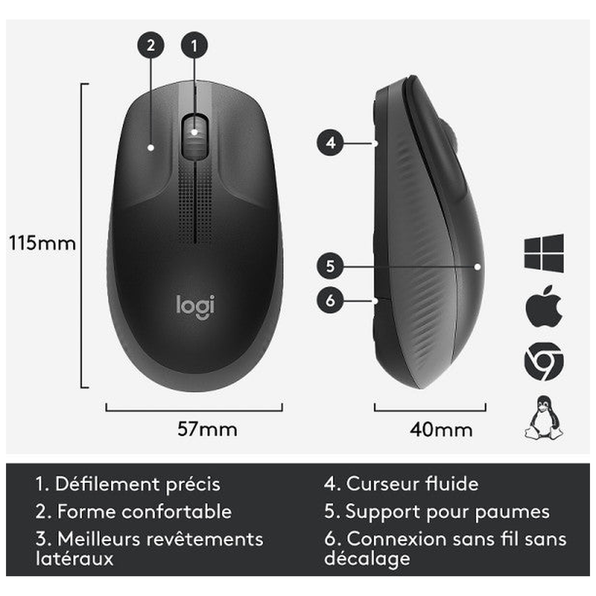 Logitech M190 (Blue)