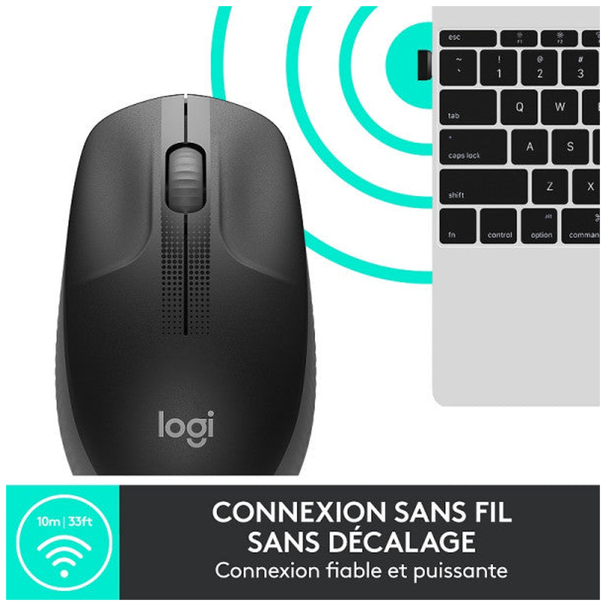 Logitech M190 (Charbon)