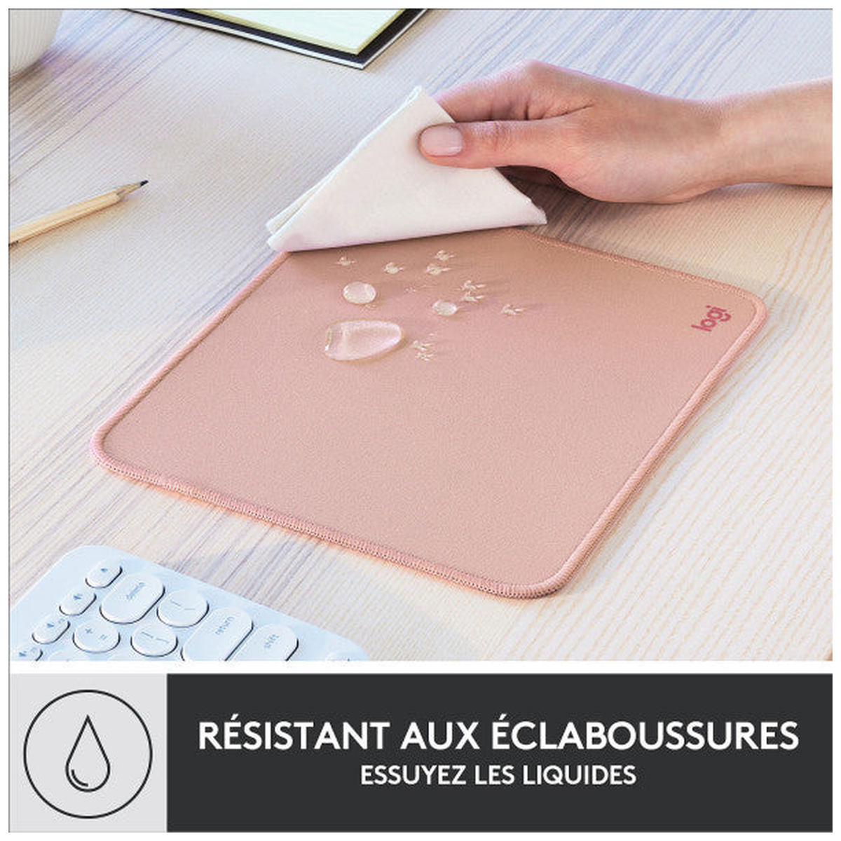 Logitech Mouse Pad Studio Series (Rose)