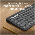 Logitech Pebble Keys 2 K380s (Graphite)