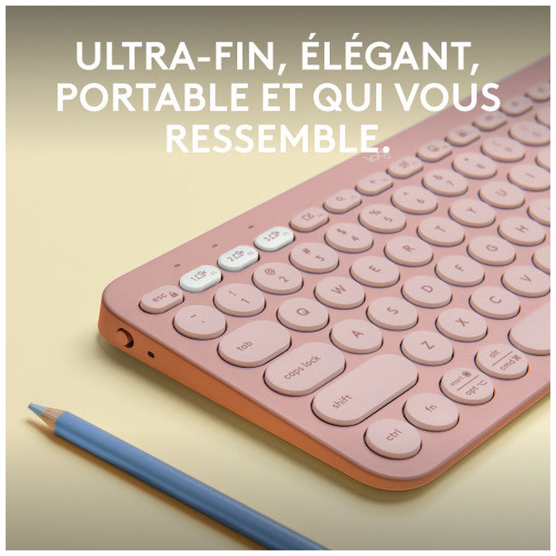 Logitech Pebble Keys 2 K380s (Rose)