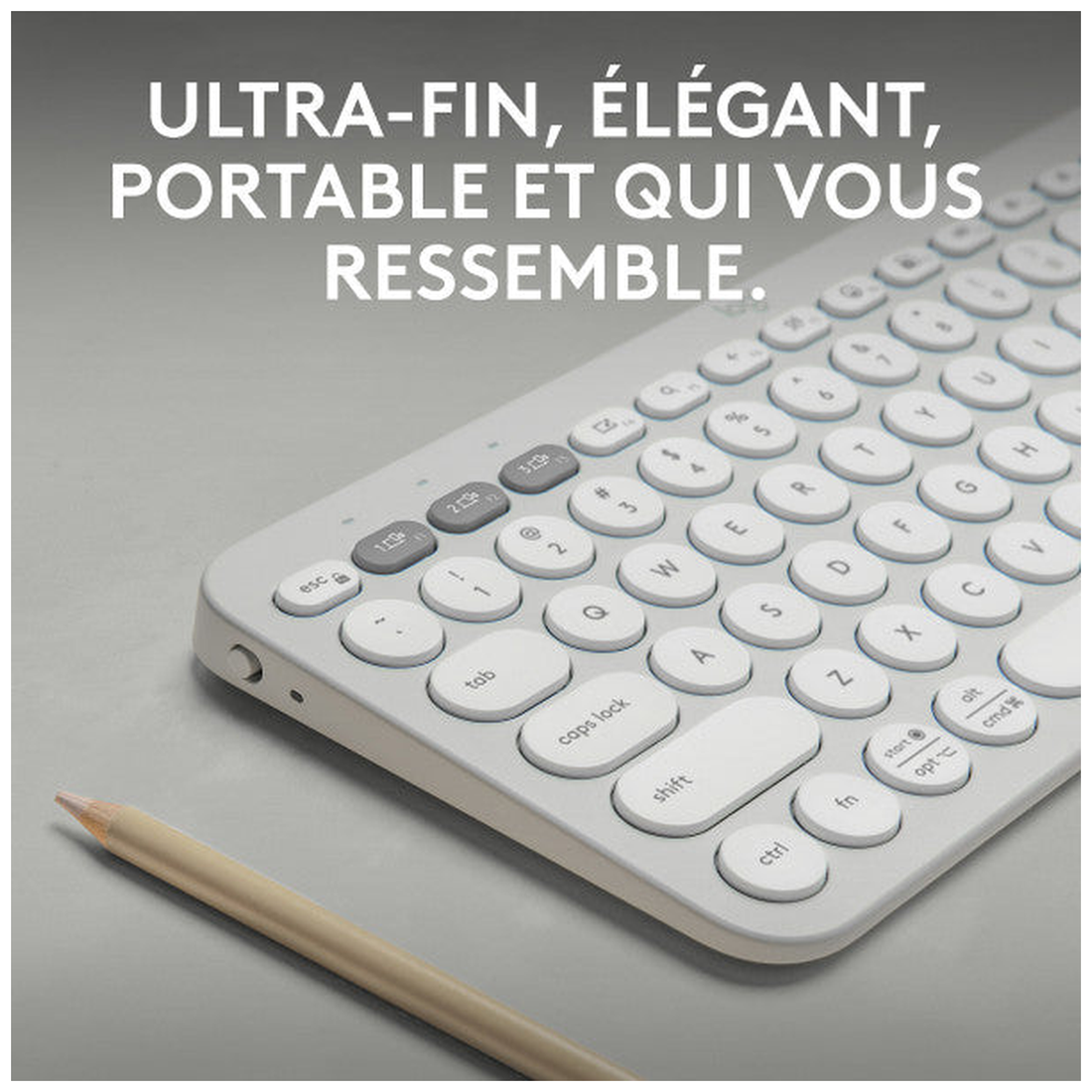 Logitech Pebble Keys 2 K380s (White)