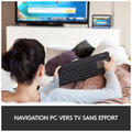 Logitech Wireless Touch Keyboard K400 Plus (Noir)