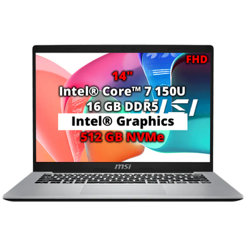 MSI Modern 14 F1MXG-672MA – Core 7 150U, Intel Graphics, 16GB, 512GB - Photo 1