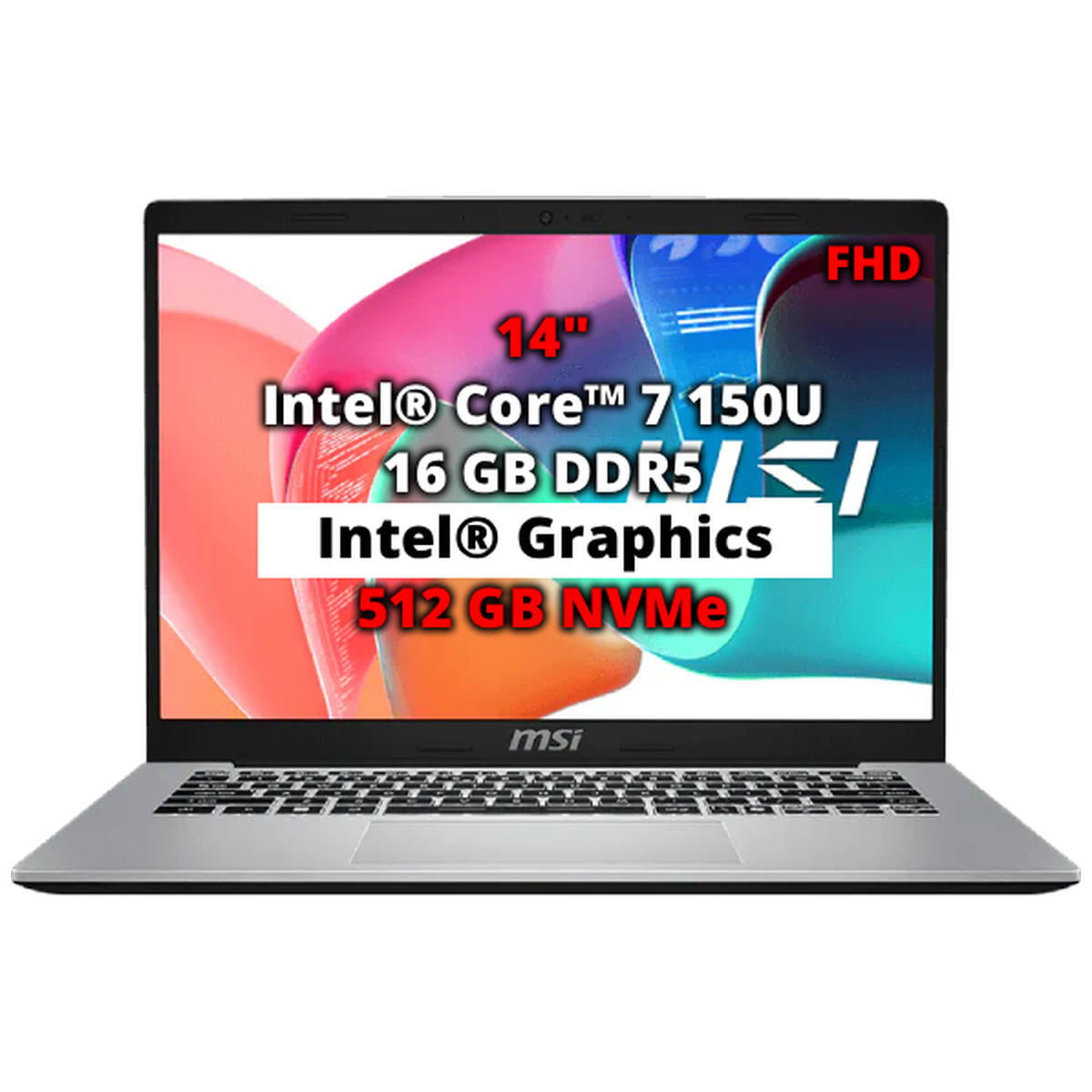 MSI Modern 14 F1MXG-673XMA – Core 7 150U, Intel Graphics, 16GB, 512GB - Photo 1