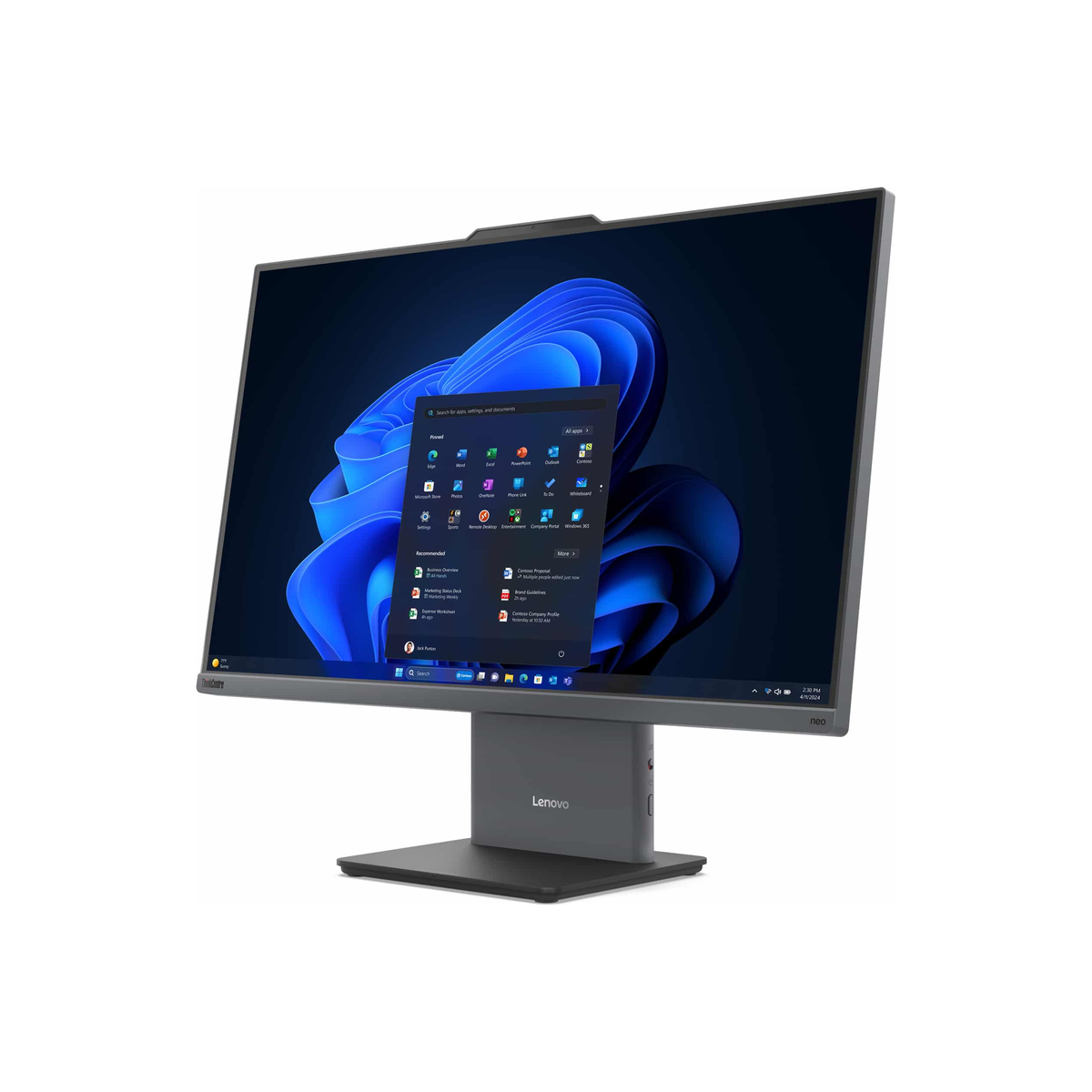 ORDINATEUR DE BUREAU LENOVO ALL-IN-ONE ThinkCentre neo 50a 27 Gen 5 i7 13th - Photo 3