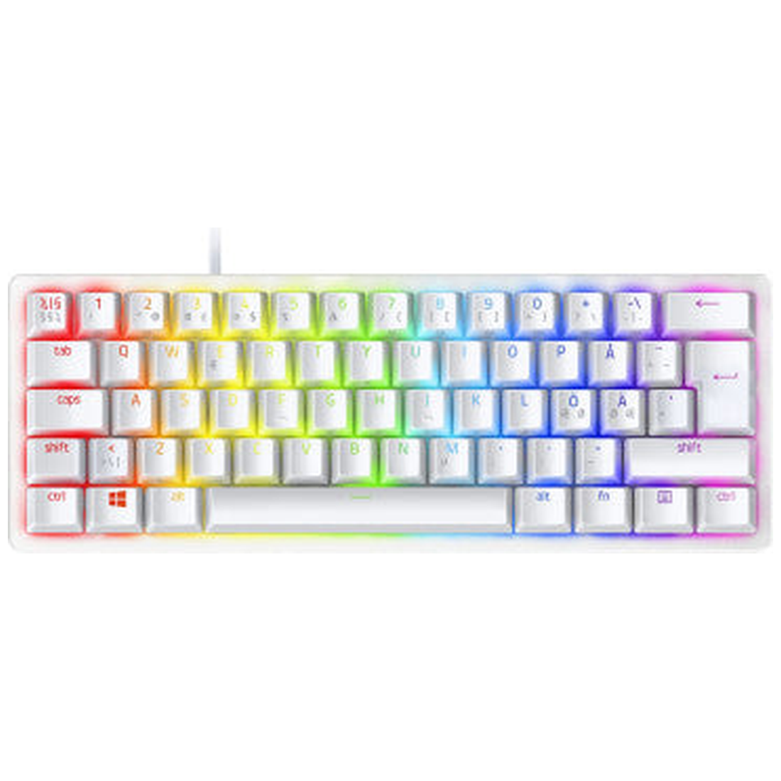 Razer Huntsman Mini Mercury (Red Switch) Blanc
