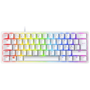Razer Huntsman Mini Mercury (Red Switch) Blanc