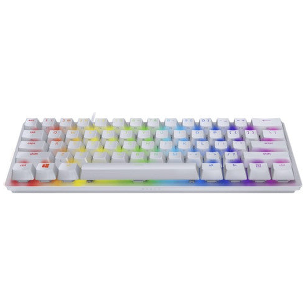 Razer Huntsman Mini Mercury (Red Switch) Blanc