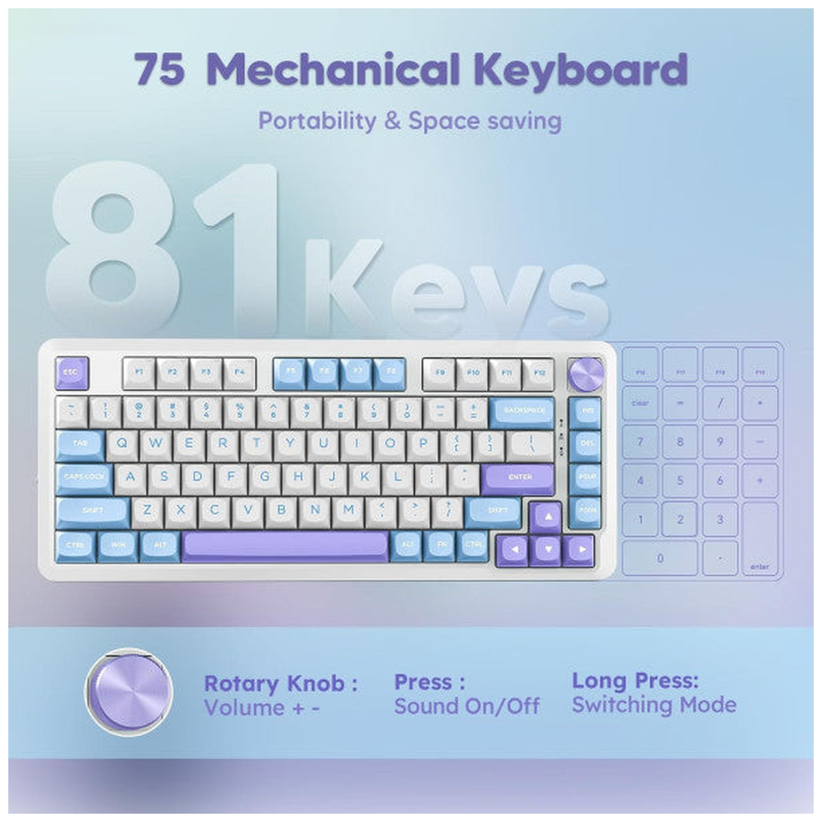 Redragon Cyrus Pro K681WBP RGB PRO Wireless