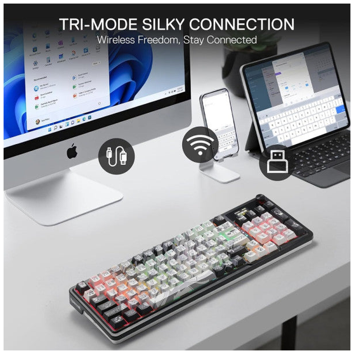 Redragon Galatin PRO K719 Wireless (Street Graffiti)