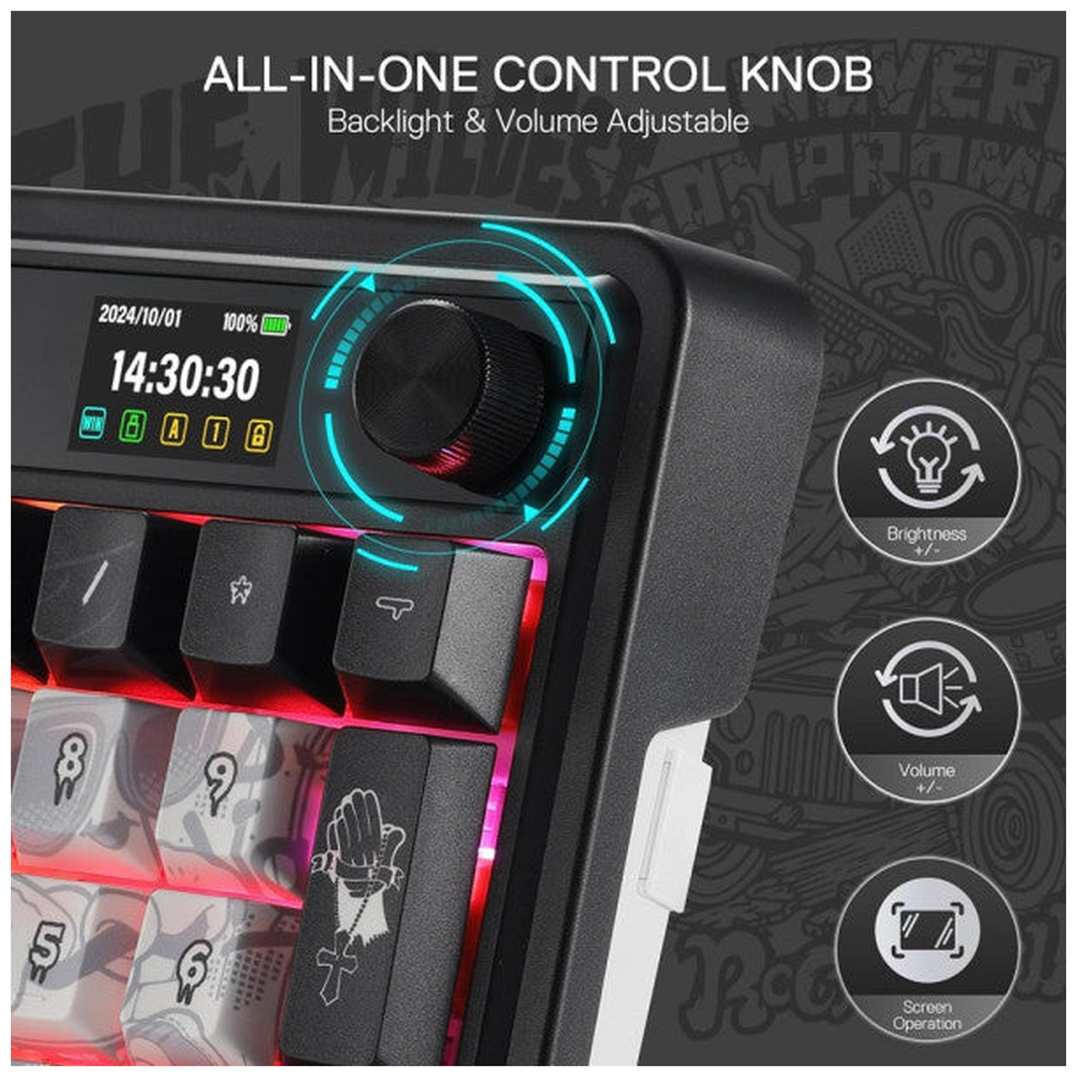 Redragon Galatin PRO K719 Wireless (Street Graffiti)