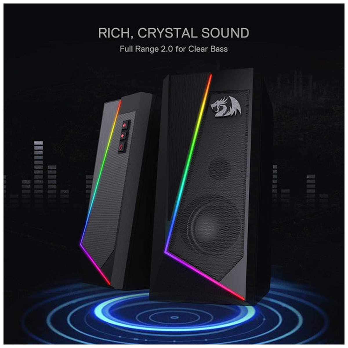 Redragon GS520 Anvil RGB Desktop Speakers 2.0