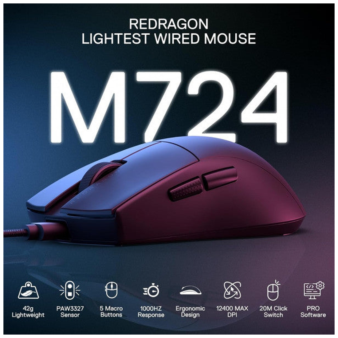 Redragon K1NG M724