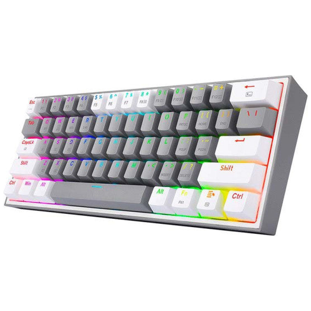 Redragon K616 Fizz PRO 60% Wireless RGB Red Switches (White/Gray)