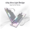 Redragon K616 Fizz PRO 60% Wireless RGB Red Switches (White/Gray)