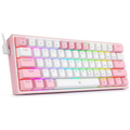 Redragon K616 Fizz PRO 60% Wireless RGB Red Switches (White/Pink)