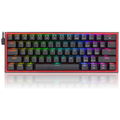 Redragon K617 Fizz 60% RGB Red Switches (Black)